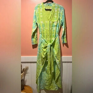 Young Fabulous & Broke Oceanside shirtdress in SeaBoa color Size Small